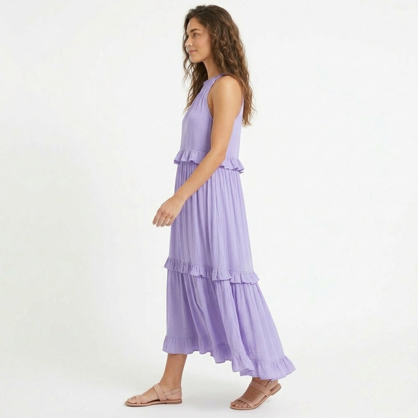 Women's Tiered Ruffle Maxi Dress