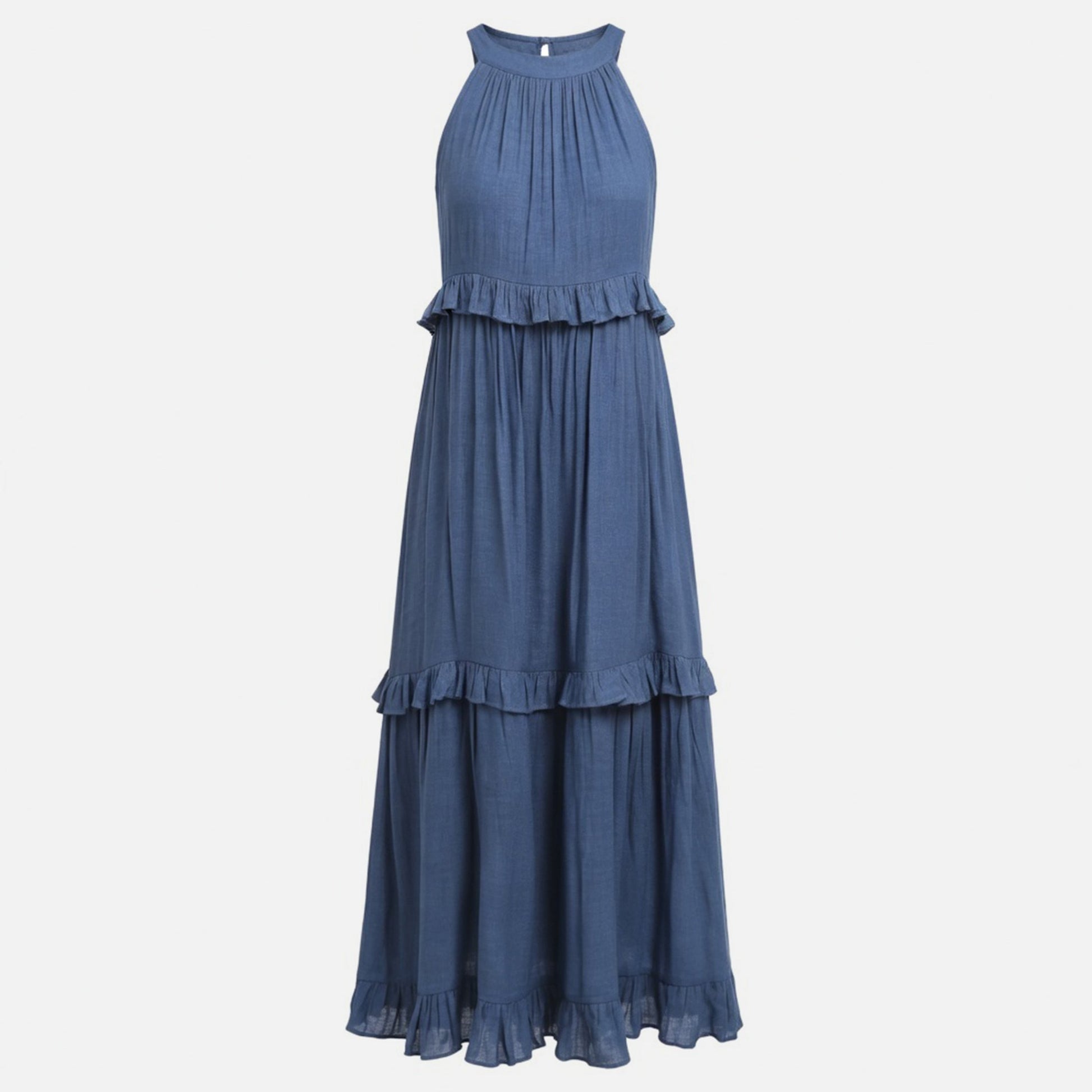 Women's Tiered Ruffle Maxi Dress