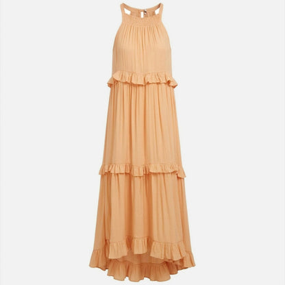 Women's Tiered Ruffle Maxi Dress