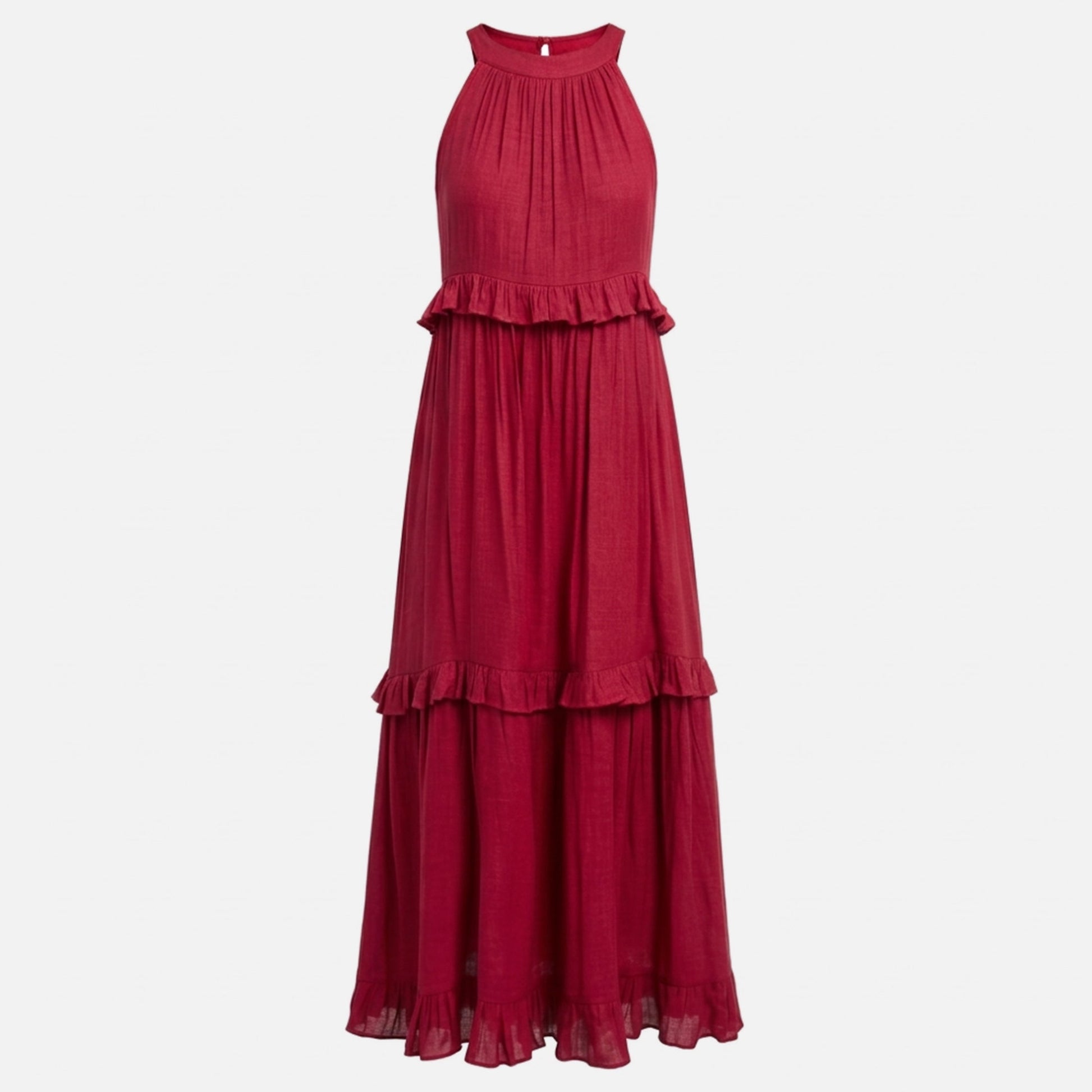 Women's Tiered Ruffle Maxi Dress