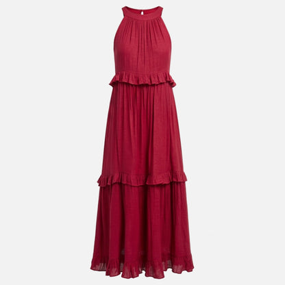 Women's Tiered Ruffle Maxi Dress