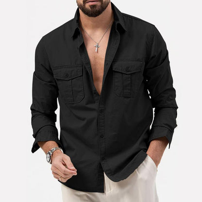 Women's Utility Shirt with Buttons and Pockets