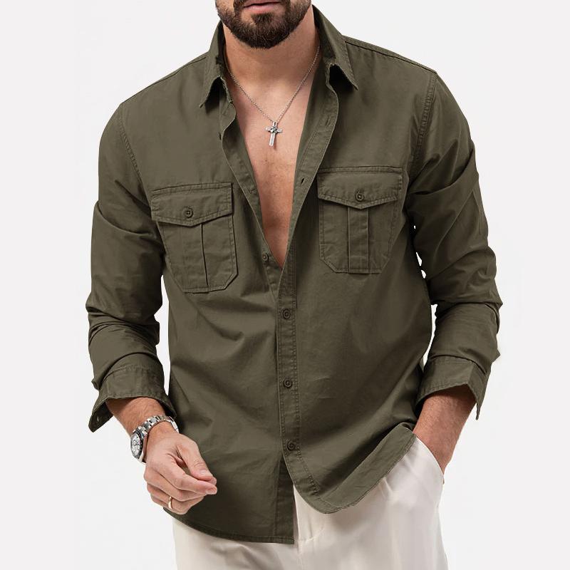 Women's Utility Shirt with Buttons and Pockets