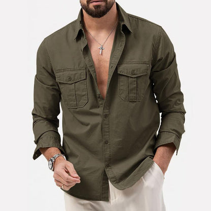 Women's Utility Shirt with Buttons and Pockets