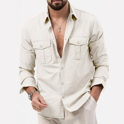 Women's Utility Shirt with Buttons and Pockets