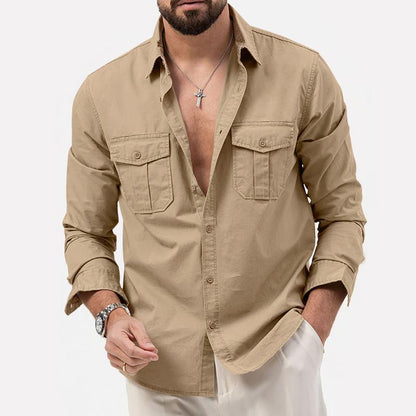 Women's Utility Shirt with Buttons and Pockets