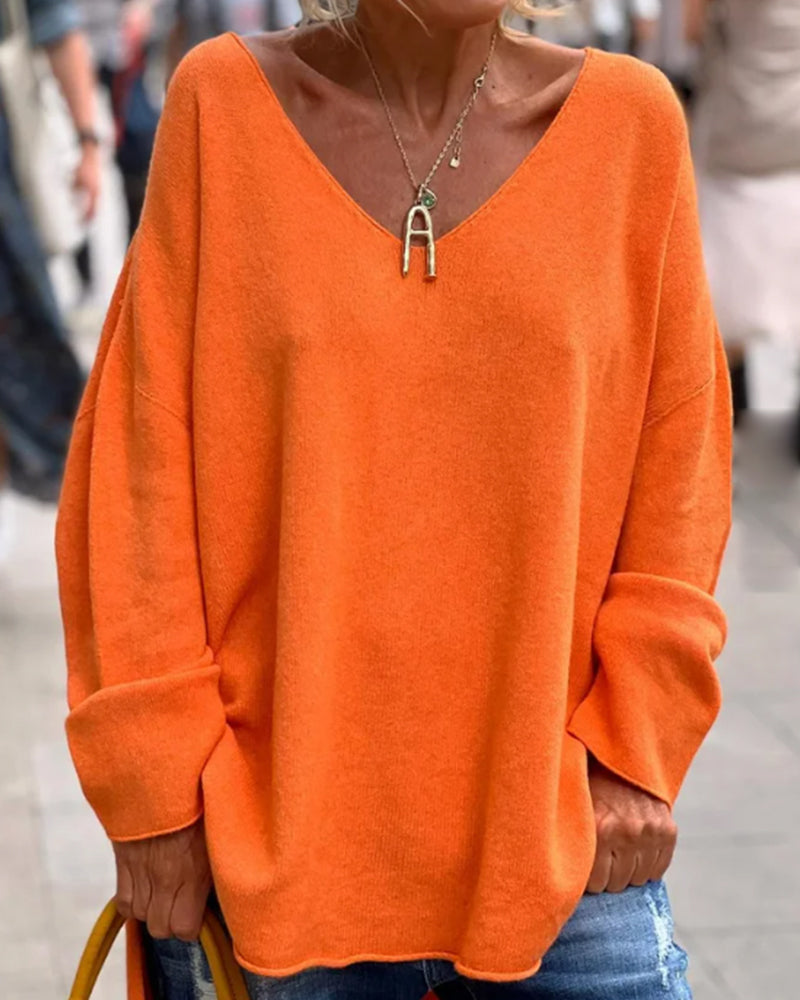 Women’s V-Neck Cotton Top