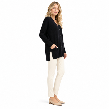 Women's V-Neck Loose Knit Cardigan