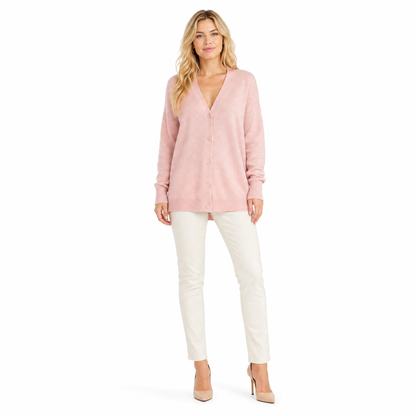 Women's V-Neck Loose Knit Cardigan
