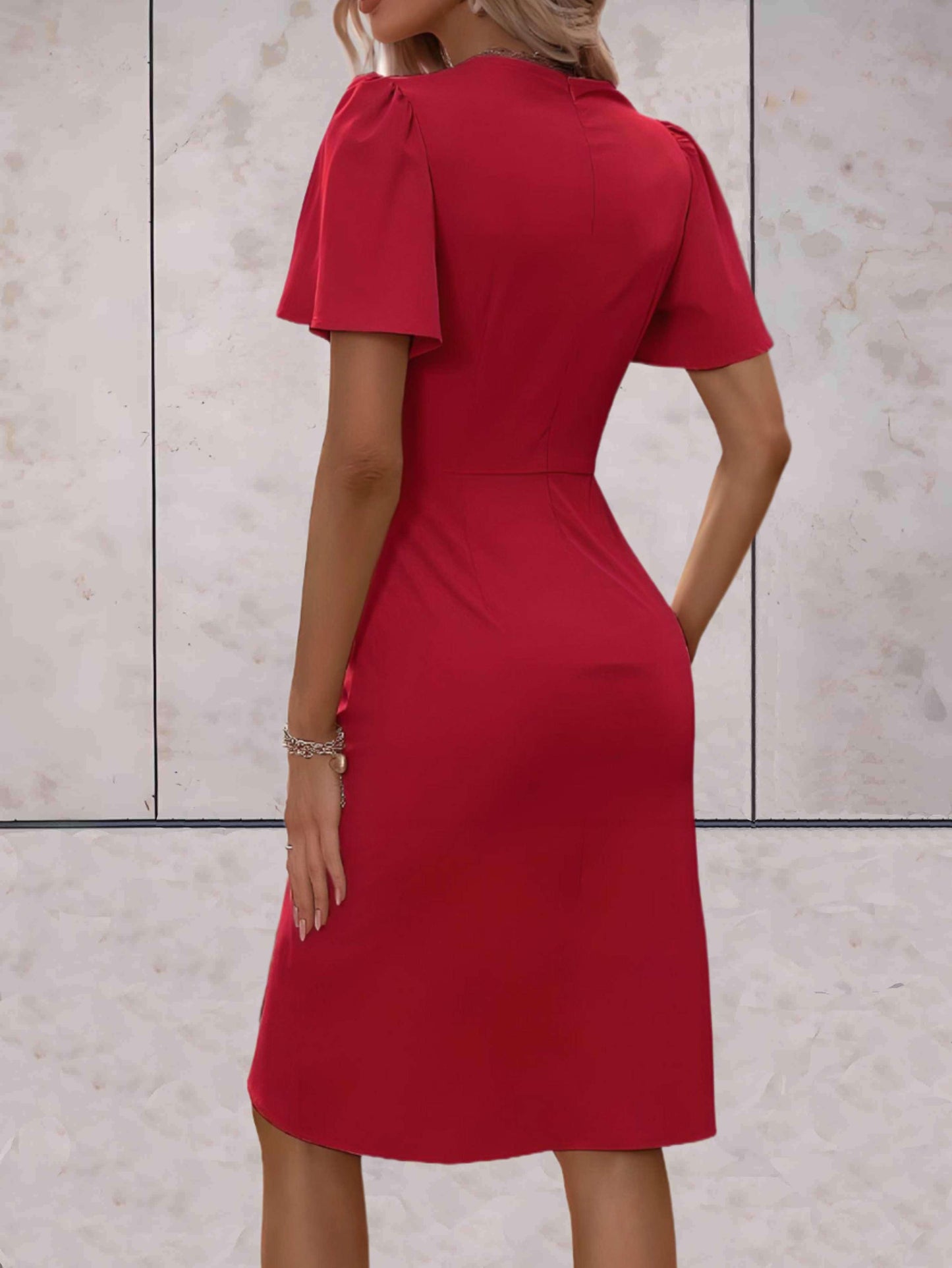 Women's V-Neck Wrap Dress