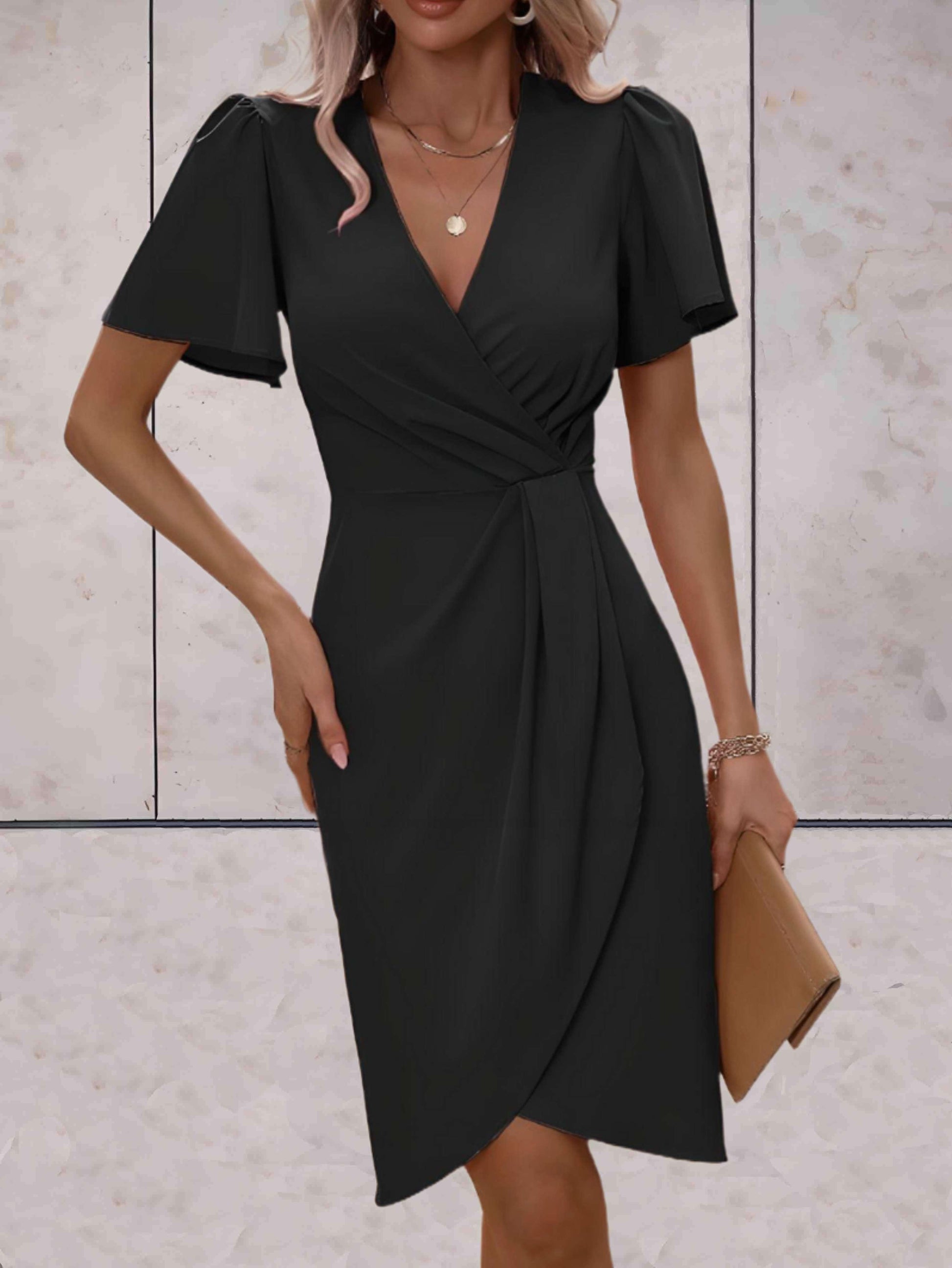 Women's V-Neck Wrap Dress