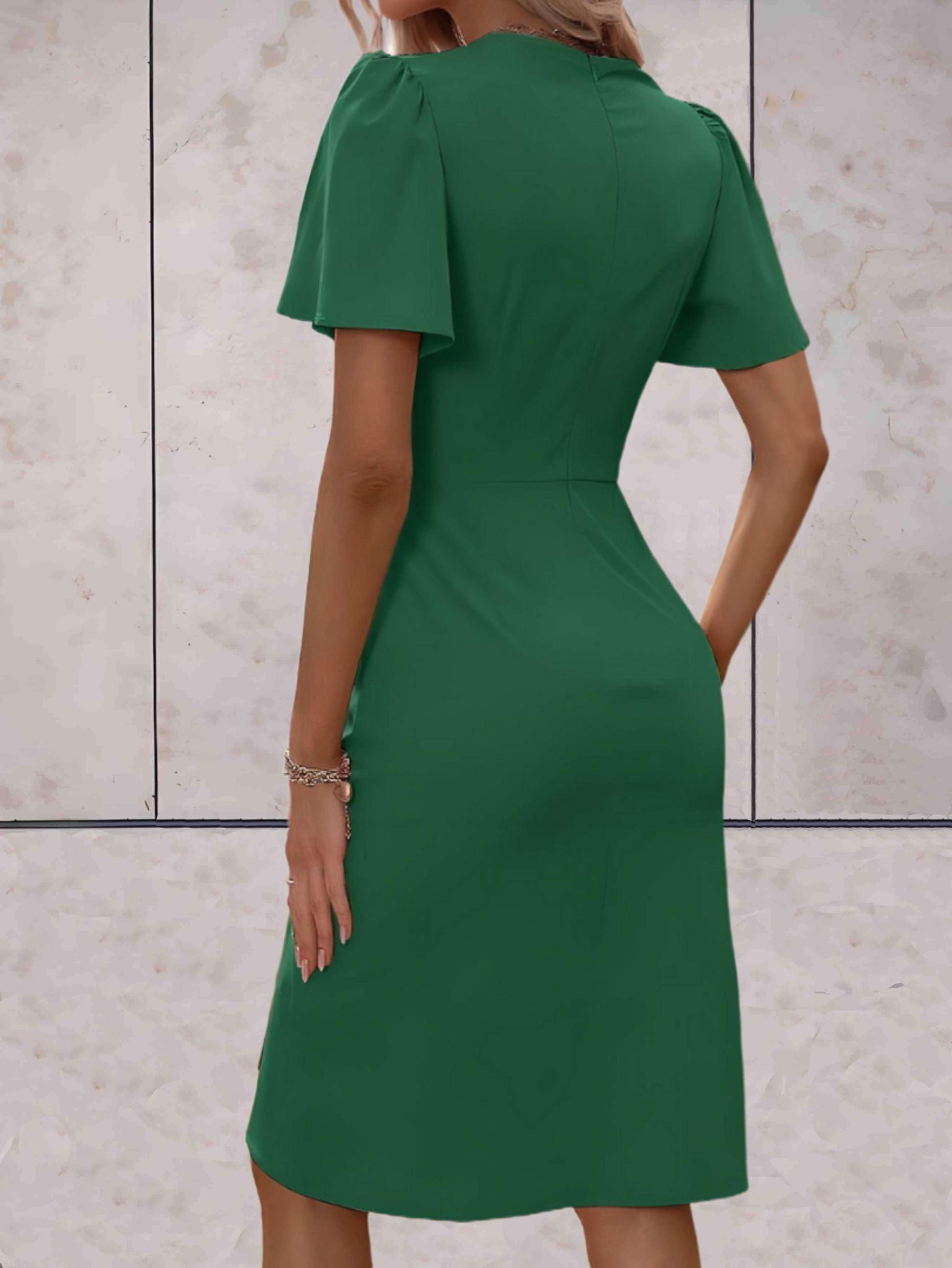 Women's V-Neck Wrap Dress