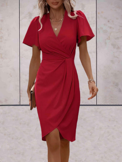 Women's V-Neck Wrap Dress