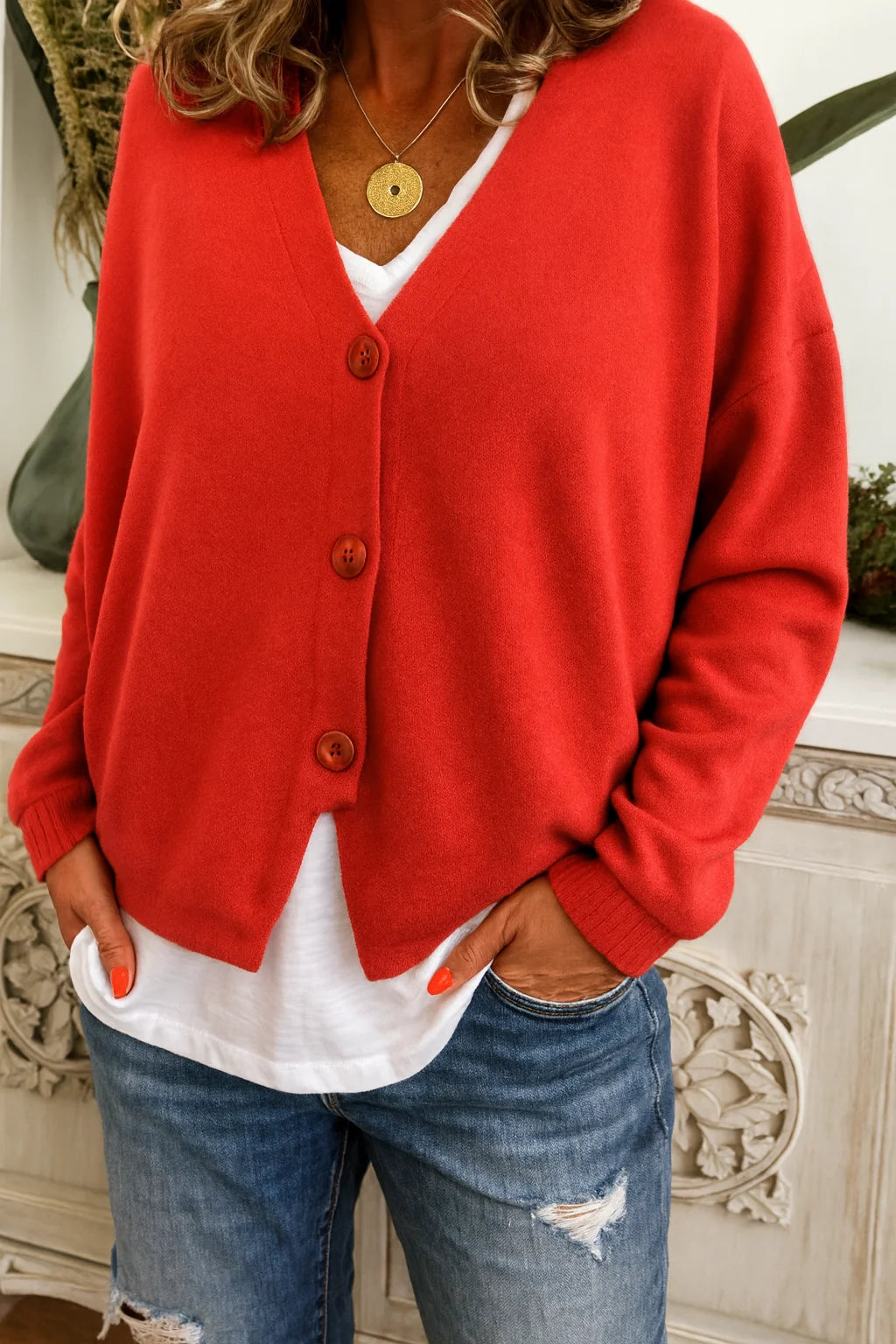 Women's Warm Open Front Cardigan for Cozy Layering