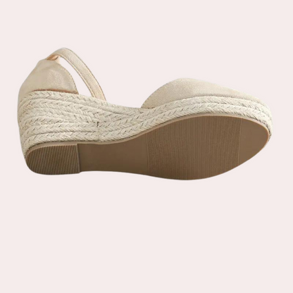 Women's Wedge Heel Sandals with Adjustable Strap
