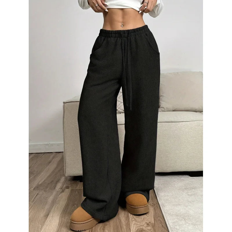 Women's Wide Leg Corduroy Trousers