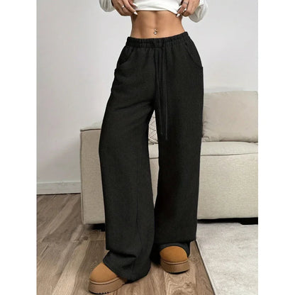 Women's Wide Leg Corduroy Trousers