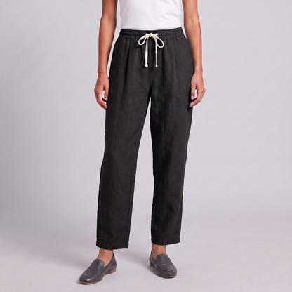 Women's Wide Leg Linen Trousers