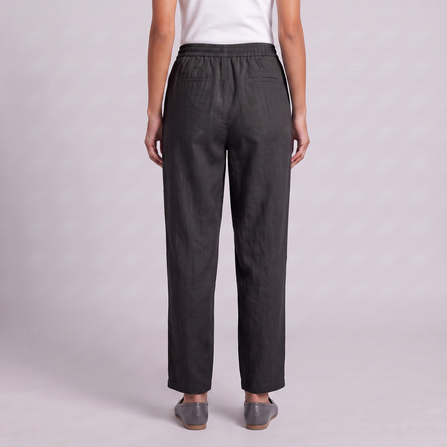 Women's Wide Leg Linen Trousers