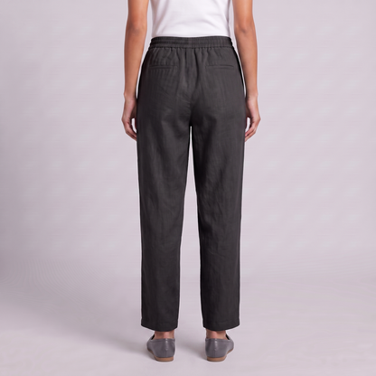 Women's Wide Leg Linen Trousers