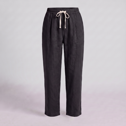 Women's Wide Leg Linen Trousers