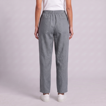 Women's Wide Leg Linen Trousers