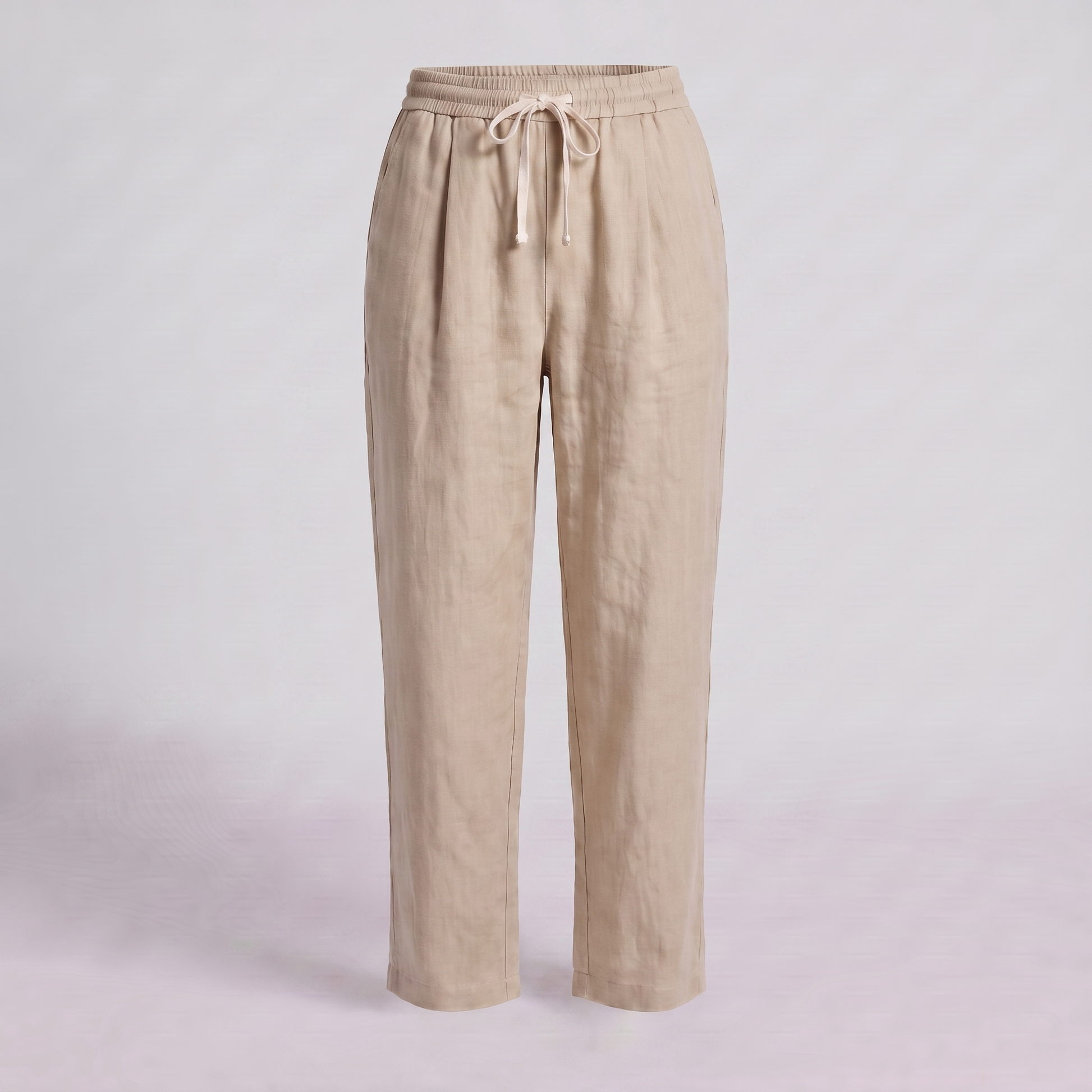 Women's Wide Leg Linen Trousers