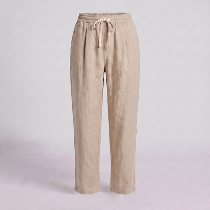 Women's Wide Leg Linen Trousers