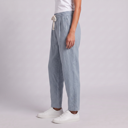Women's Wide Leg Linen Trousers