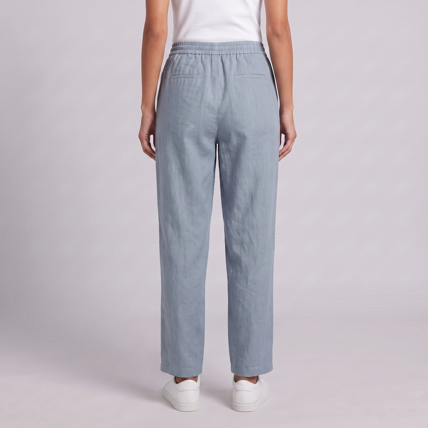 Women's Wide Leg Linen Trousers