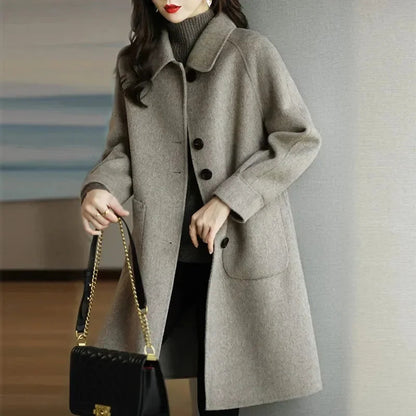 Women's Wool Coat in Korean Style