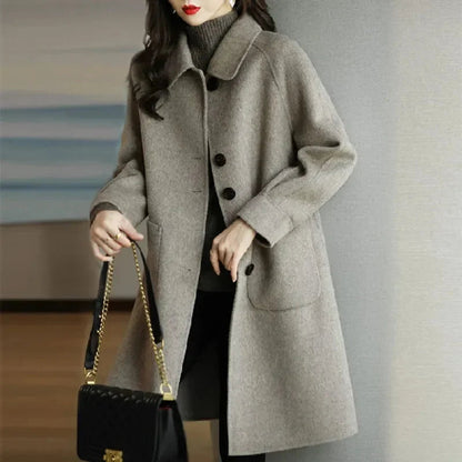 Women's Wool Coat in Korean Style