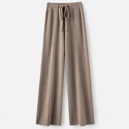 Women's Wool Wide Leg Trousers