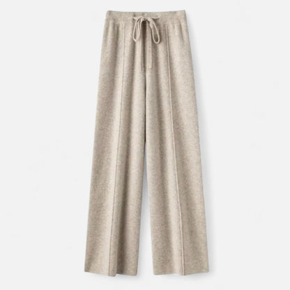 Women's Wool Wide Leg Trousers