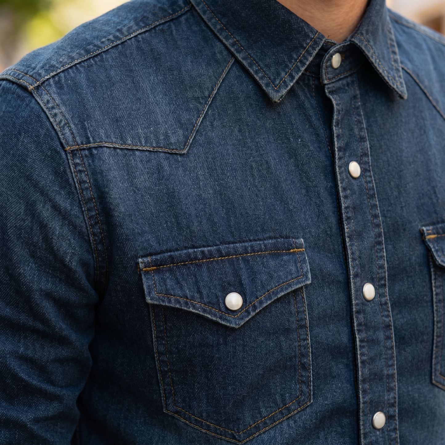Men's Casual Denim Shirt
