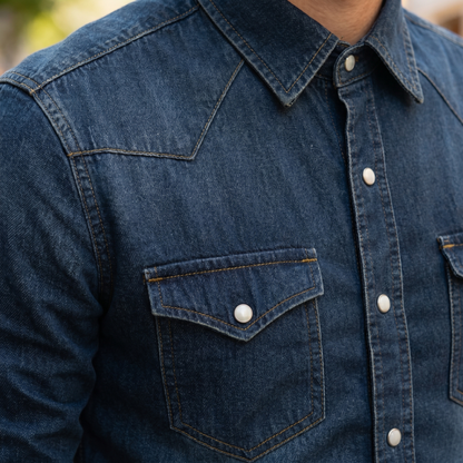 Men's Casual Denim Shirt