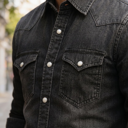 Men's Casual Denim Shirt
