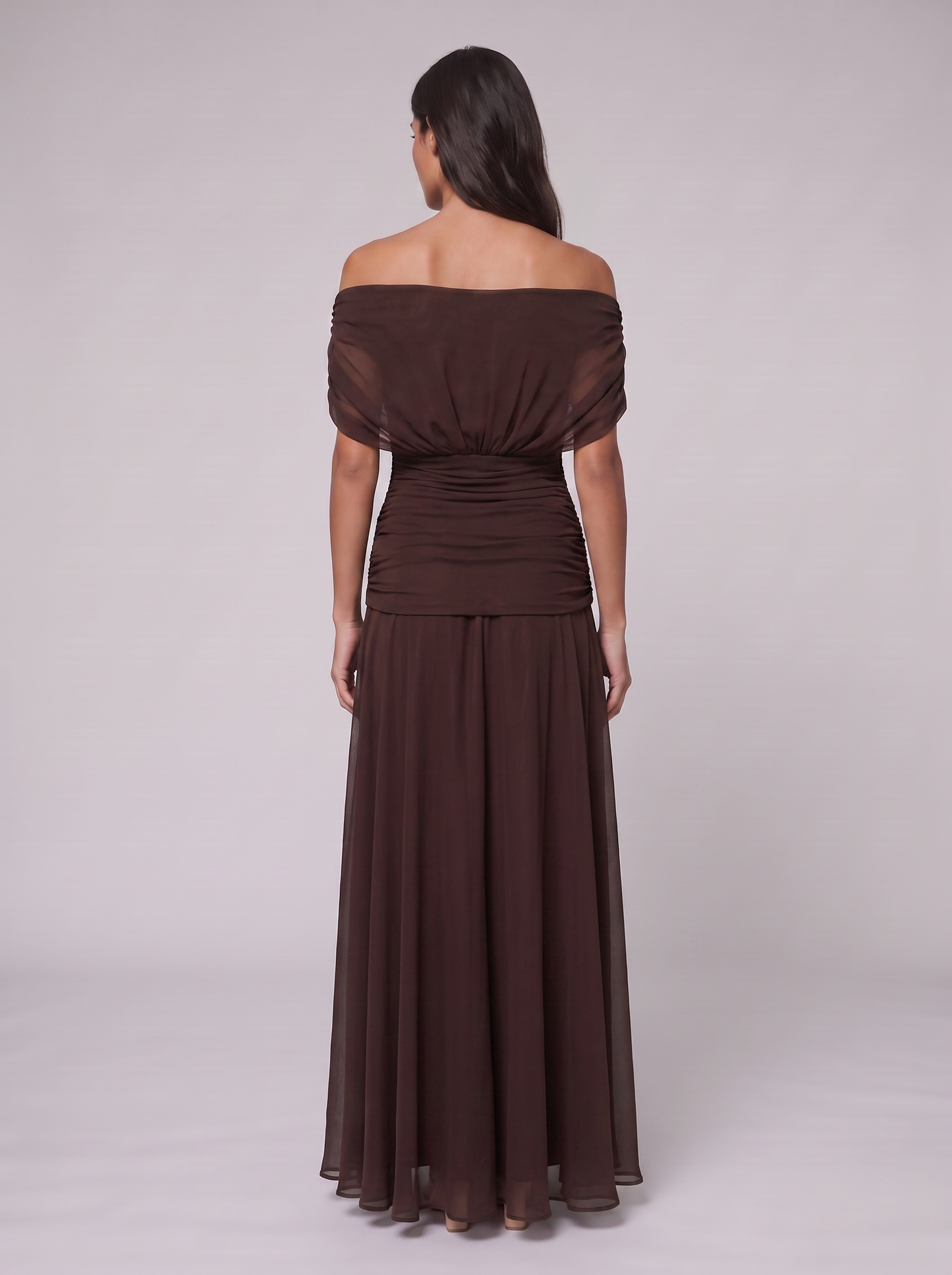 Women's Elegant V-Neck Maxi Dress