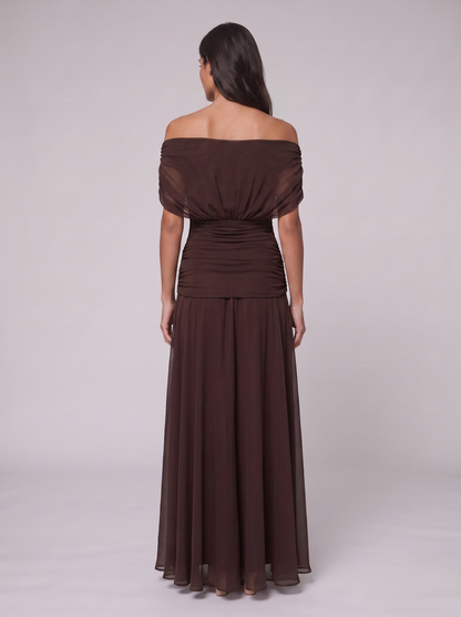 Women's Elegant V-Neck Maxi Dress