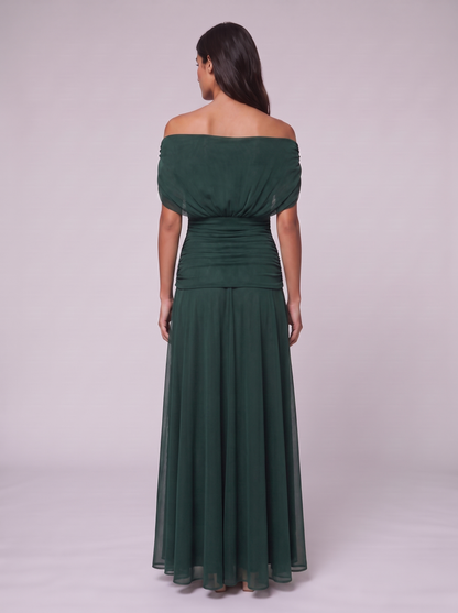 Women's Elegant V-Neck Maxi Dress