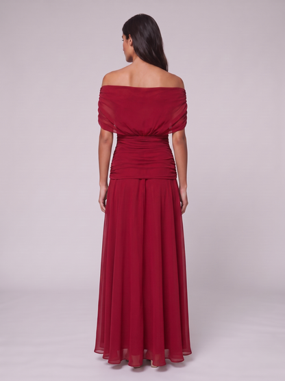 Women's Elegant V-Neck Maxi Dress