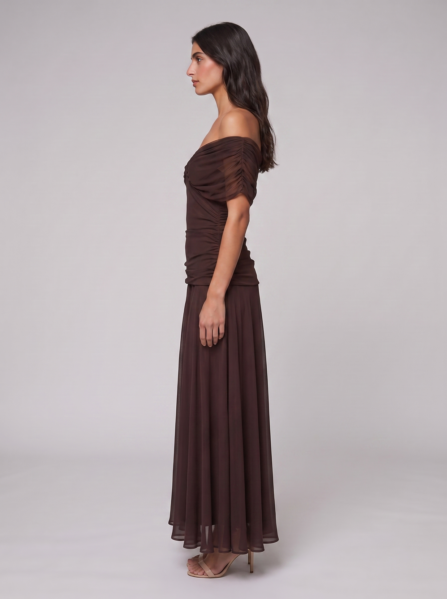Women's Elegant V-Neck Maxi Dress