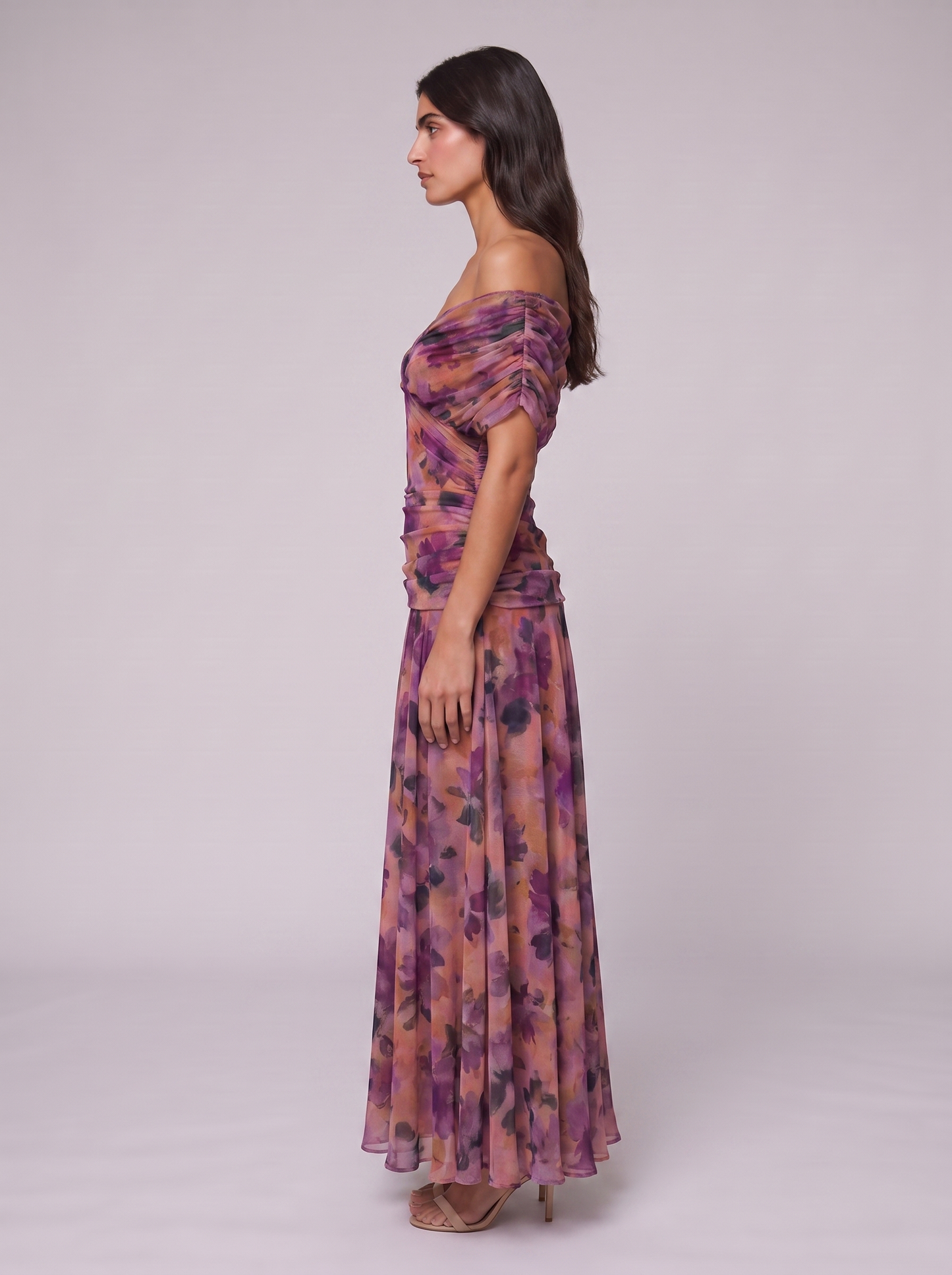 Women's Elegant V-Neck Maxi Dress