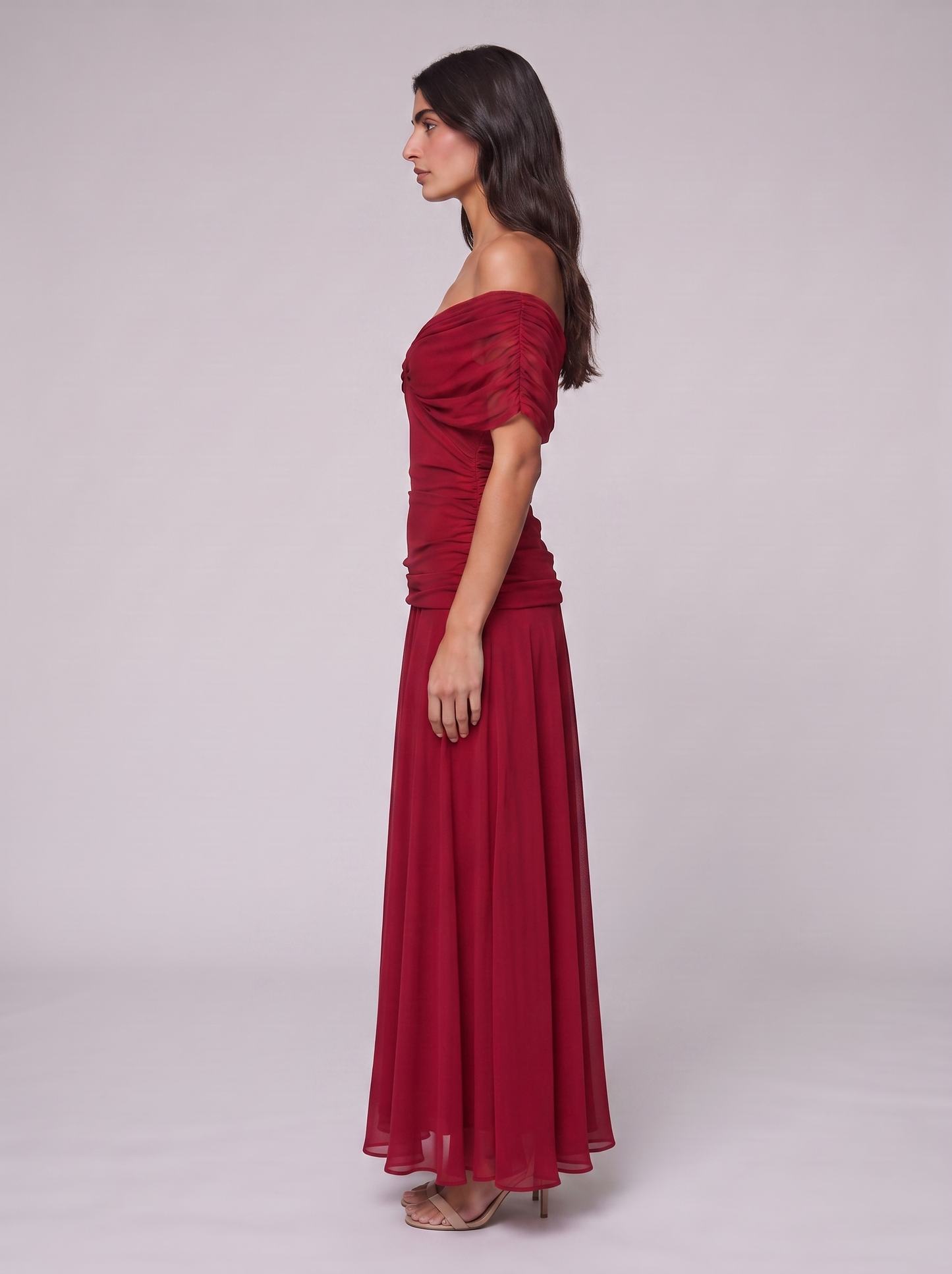 Women's Elegant V-Neck Maxi Dress