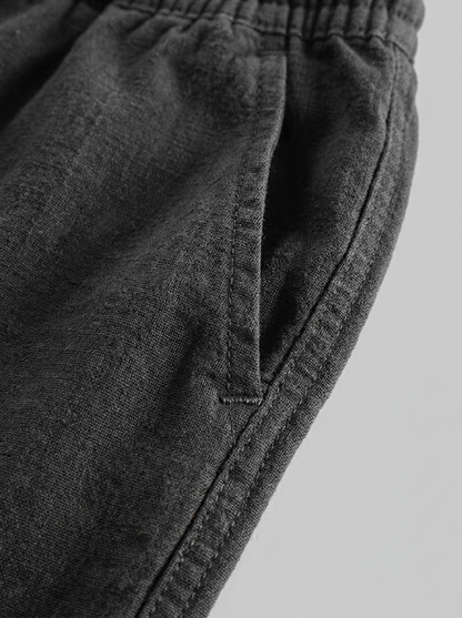 Men's Linen Drawstring Shorts