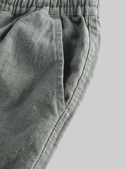 Men's Linen Drawstring Shorts