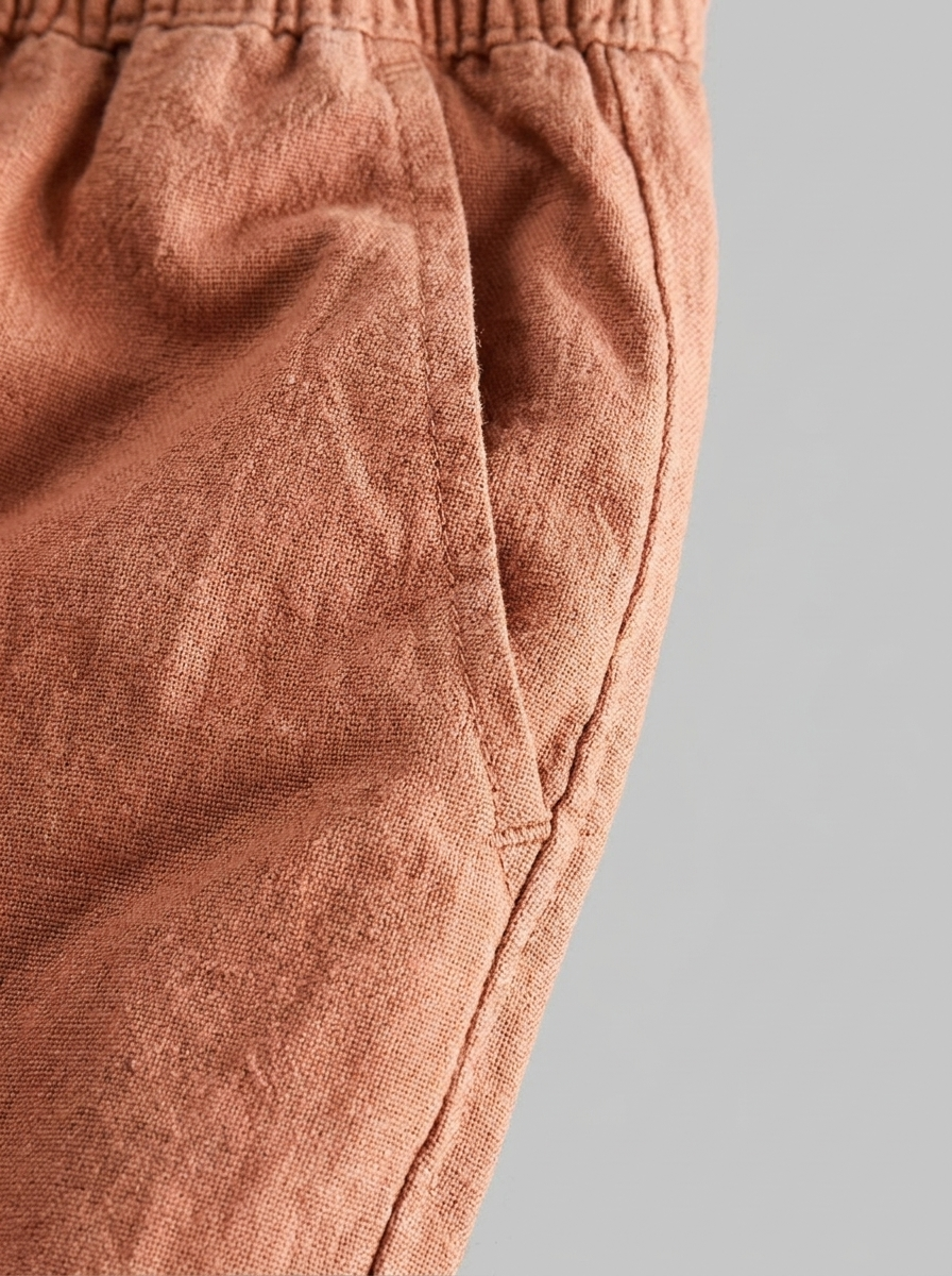 Men's Linen Drawstring Shorts