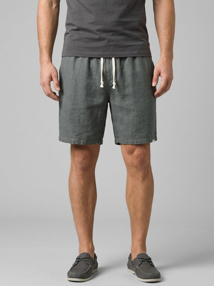 Men's Linen Drawstring Shorts
