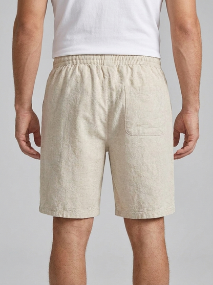 Men's Linen Drawstring Shorts