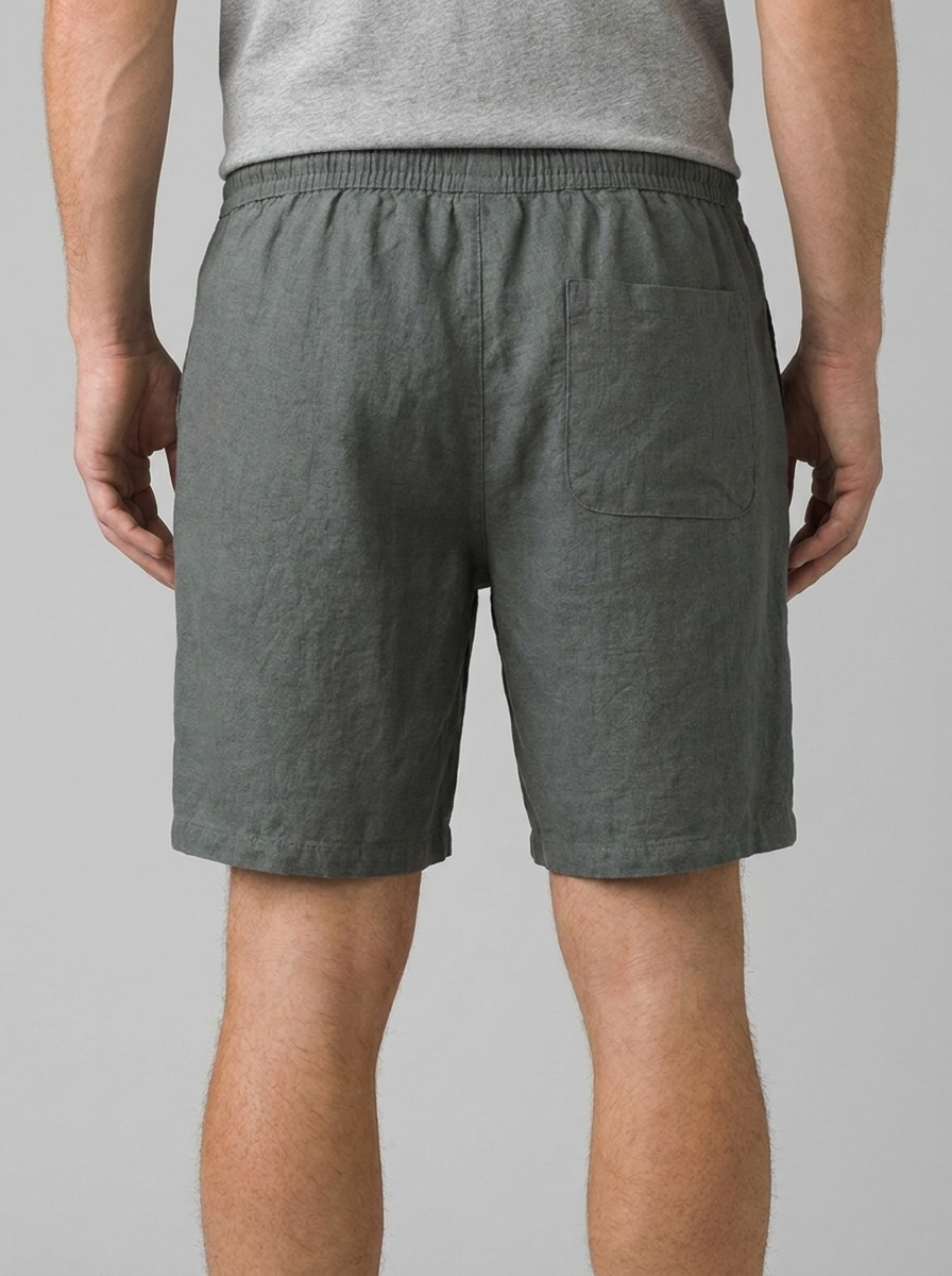 Men's Linen Drawstring Shorts